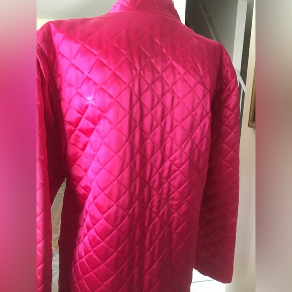 Cover Ups pink quilted jacket size M - Picture 2 of 3
